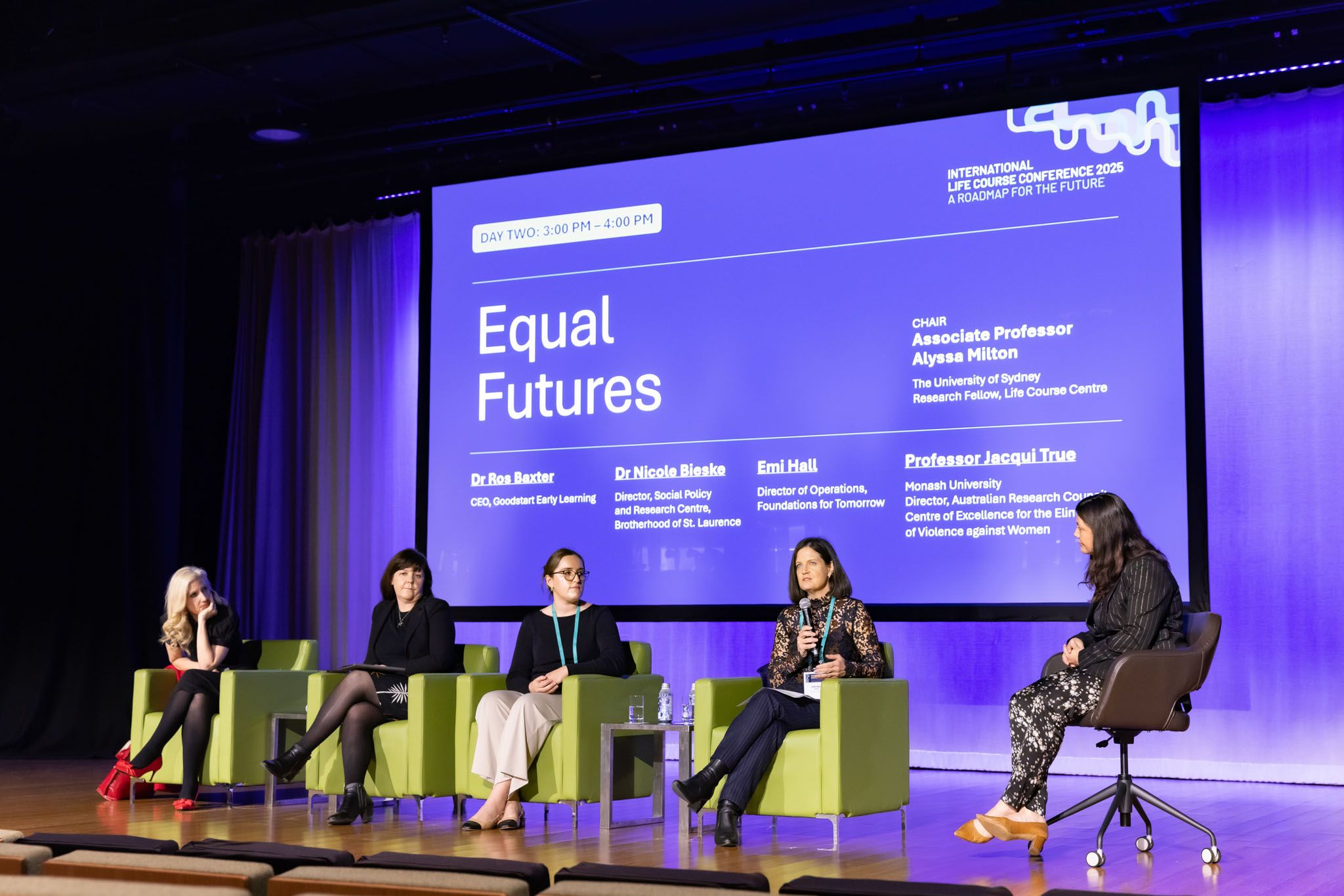 Emi Hall on the Equal Futures panel
